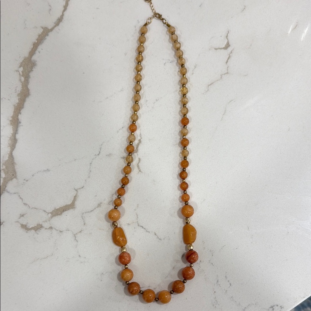 3 for $15 Beaded Necklace in Earthy Tones